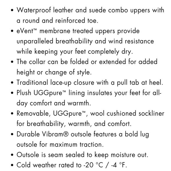 Ugg Australia Adirondack Boot II White Women's Winter Boots - Picture 15 of 15